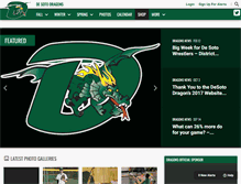 Tablet Screenshot of desotodragons.org
